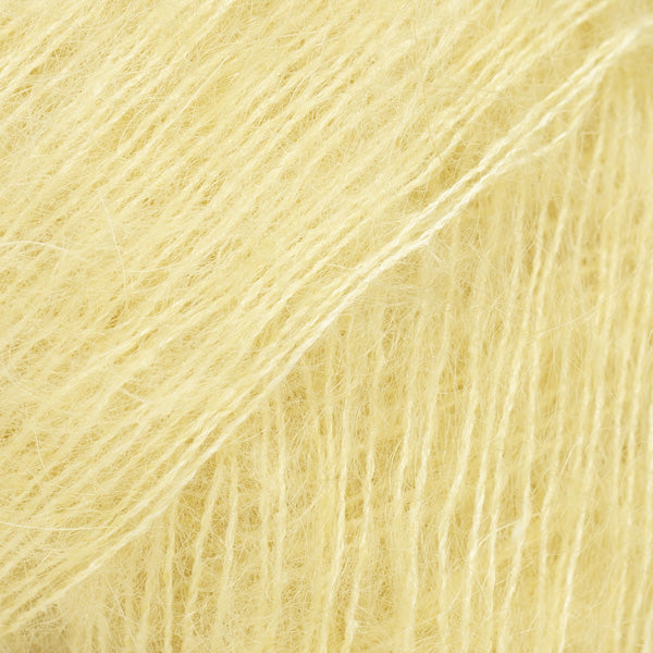 DROPS Kid-Silk 73 Misty Yellow – mohair silk yarn