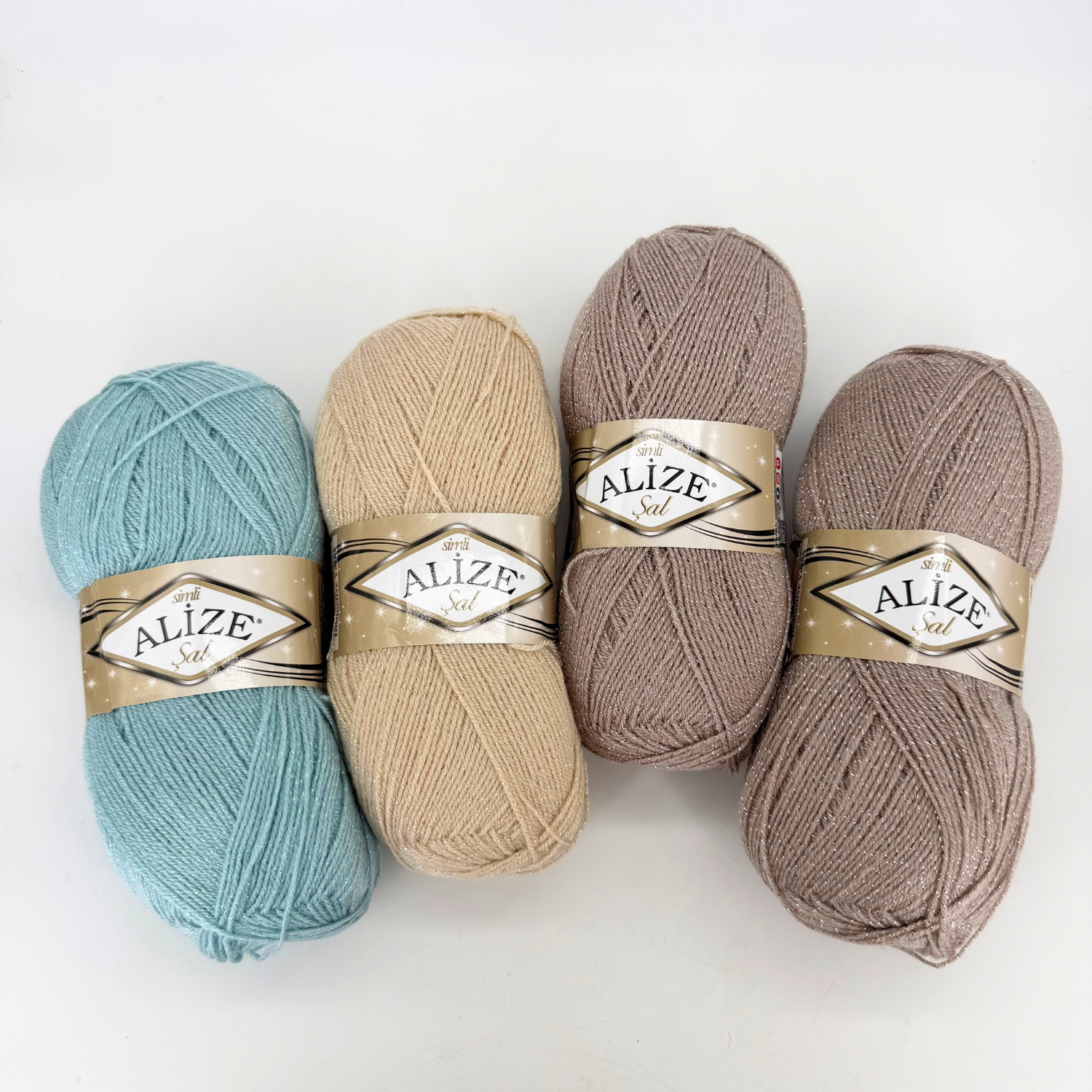 Alize Sal Simli – set da 4 gomitoli (colori assortiti)