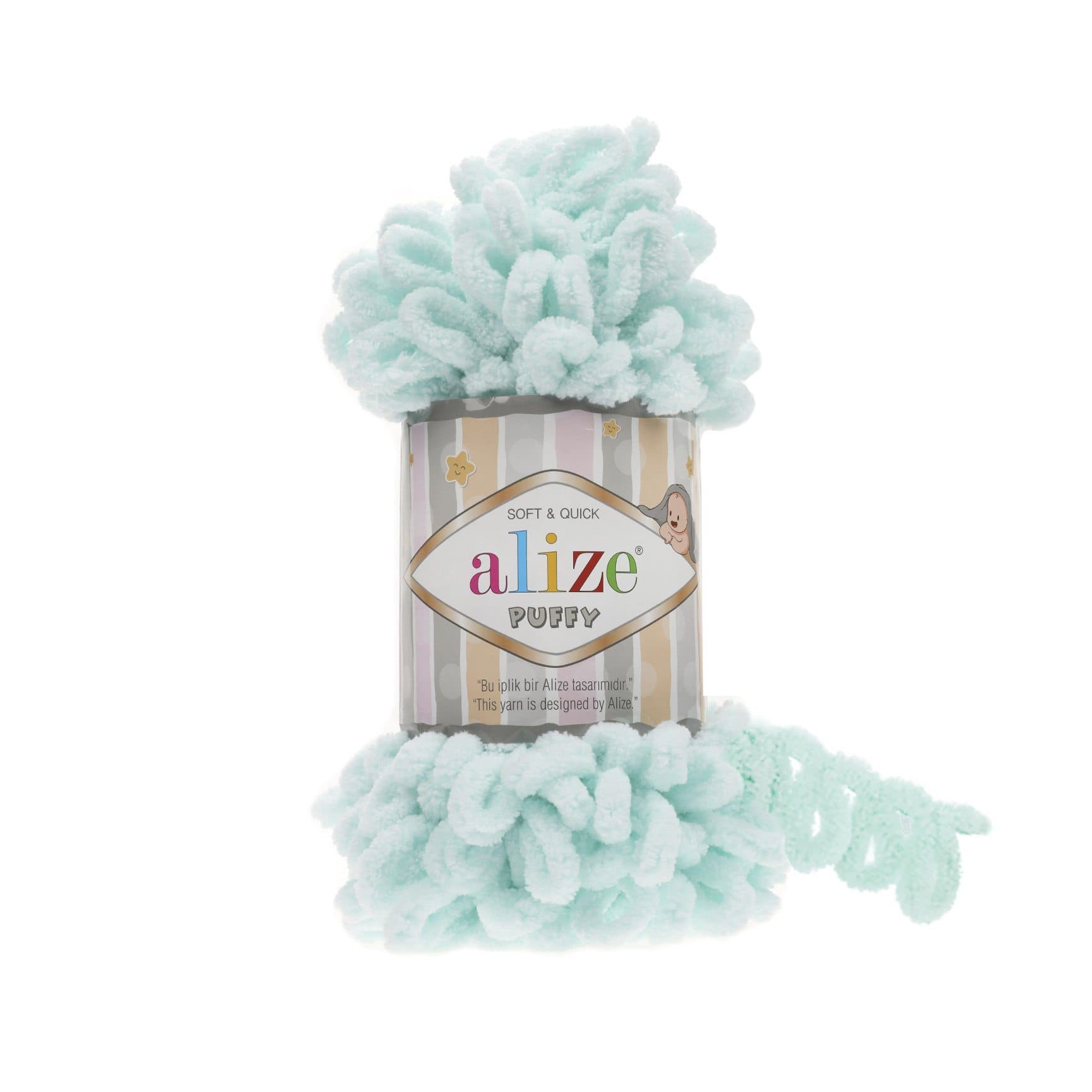 Alize Puffy Puffy Vee roheline (15)