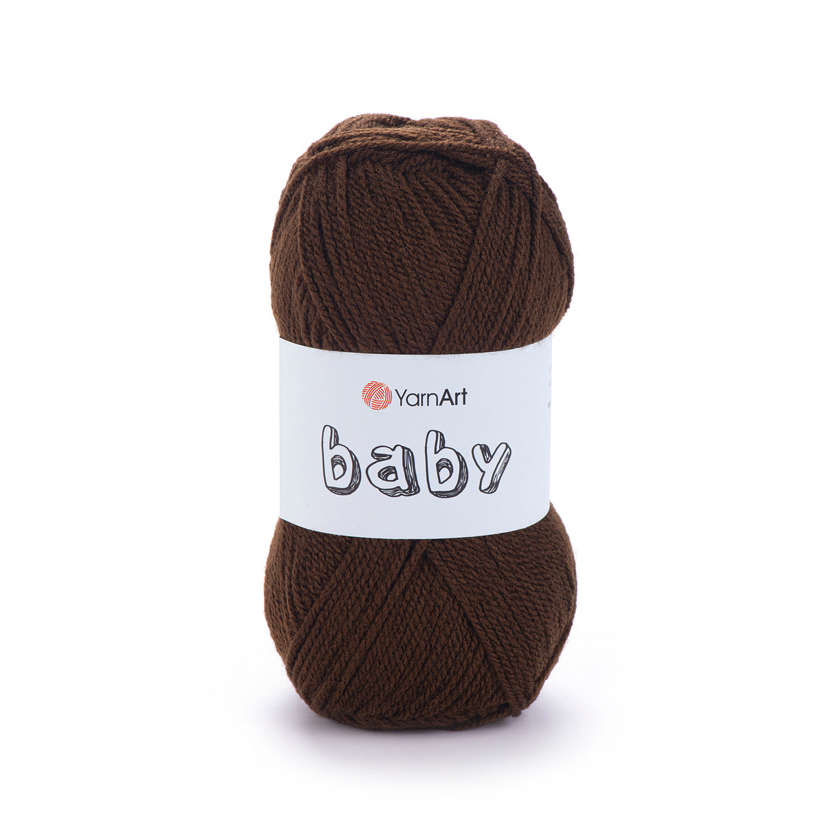 YarnArt Baby 1182 Тёмно-коричневый – детская акриловая пряжа
