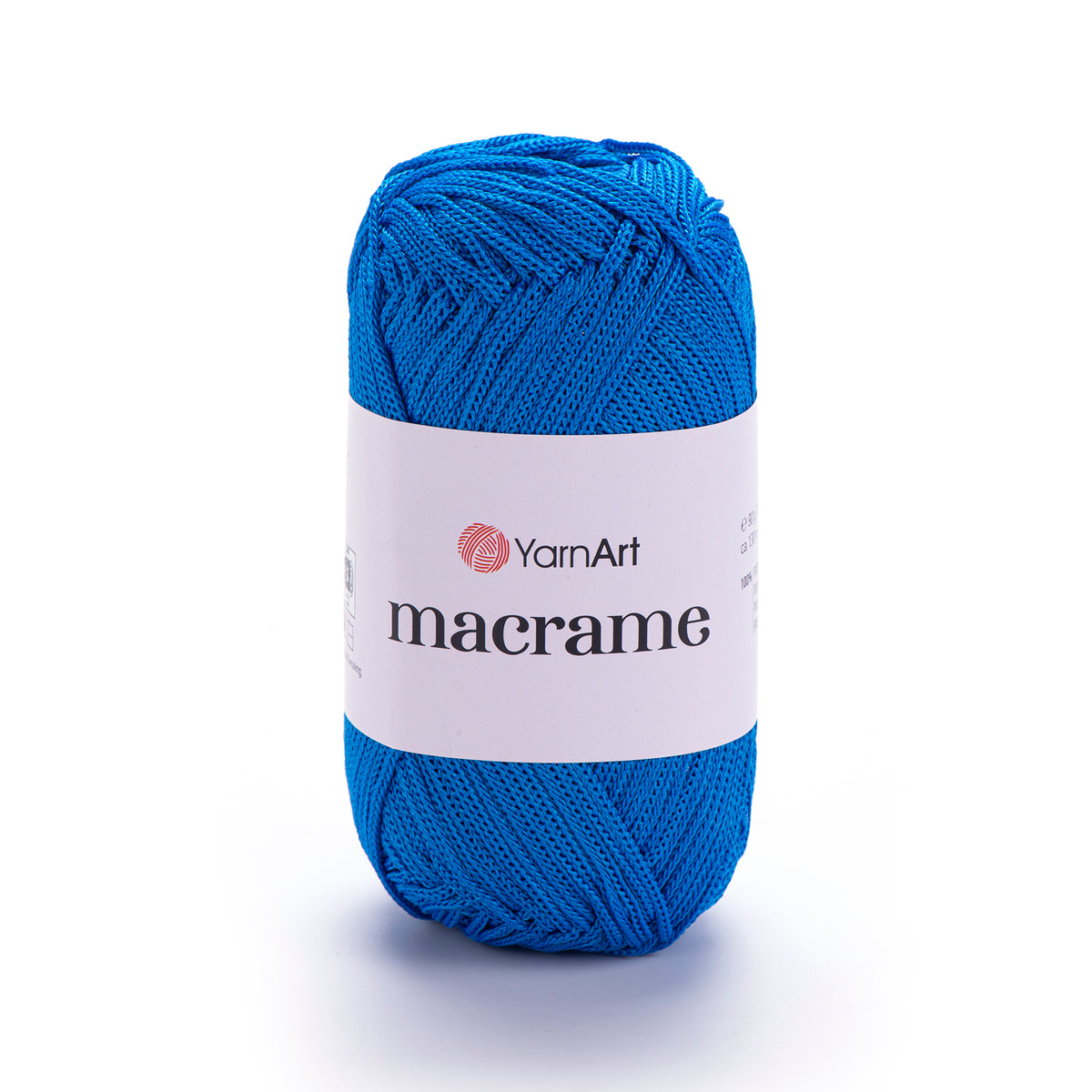 YarnArt Macrame 139 Karališka mėlyna – poliesterio makramė virvė