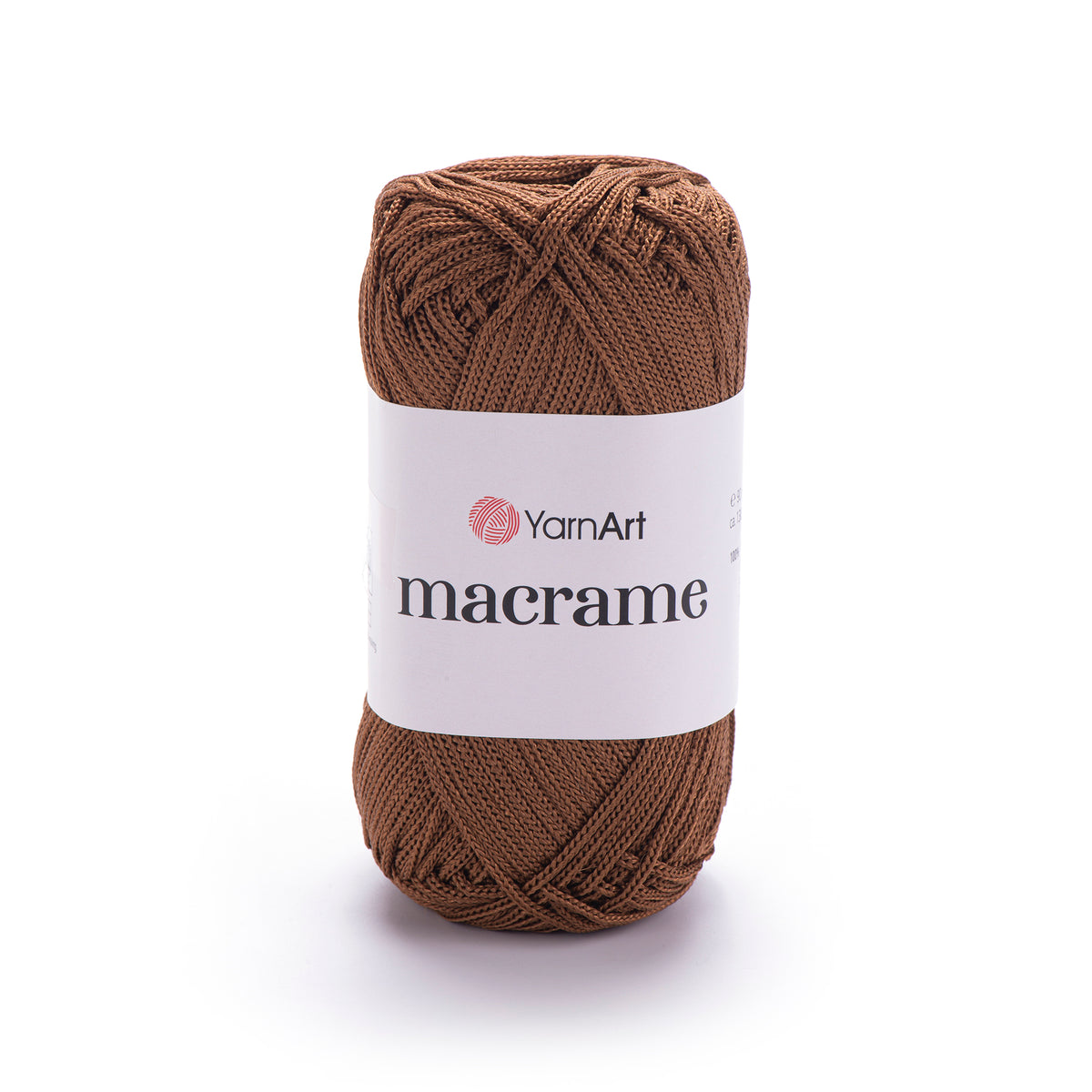 YarnArt Macrame 151 Tamsiai ruda – poliesterio makramė virvė