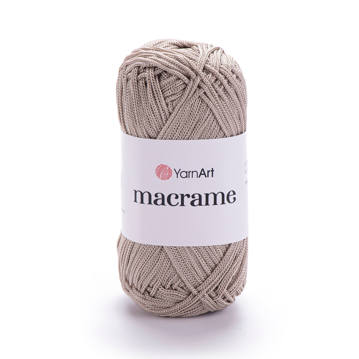 YarnArt Macrame 156 Tamsiai pilka – poliesterio makramė virvė