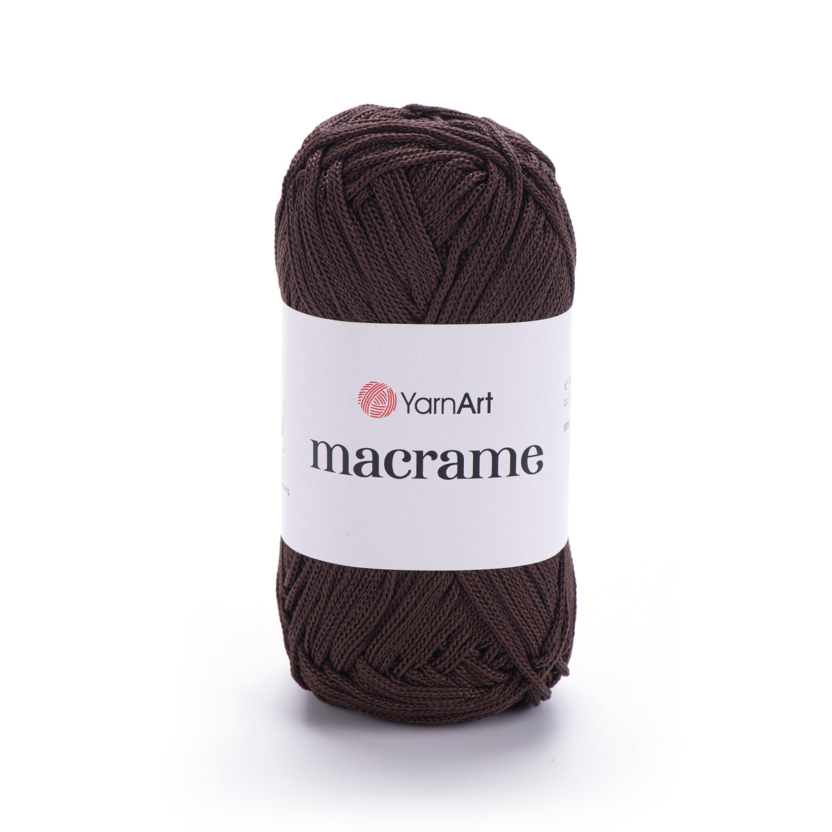 YarnArt Macrame 157 Antracitinė – poliesterio makramė virvė