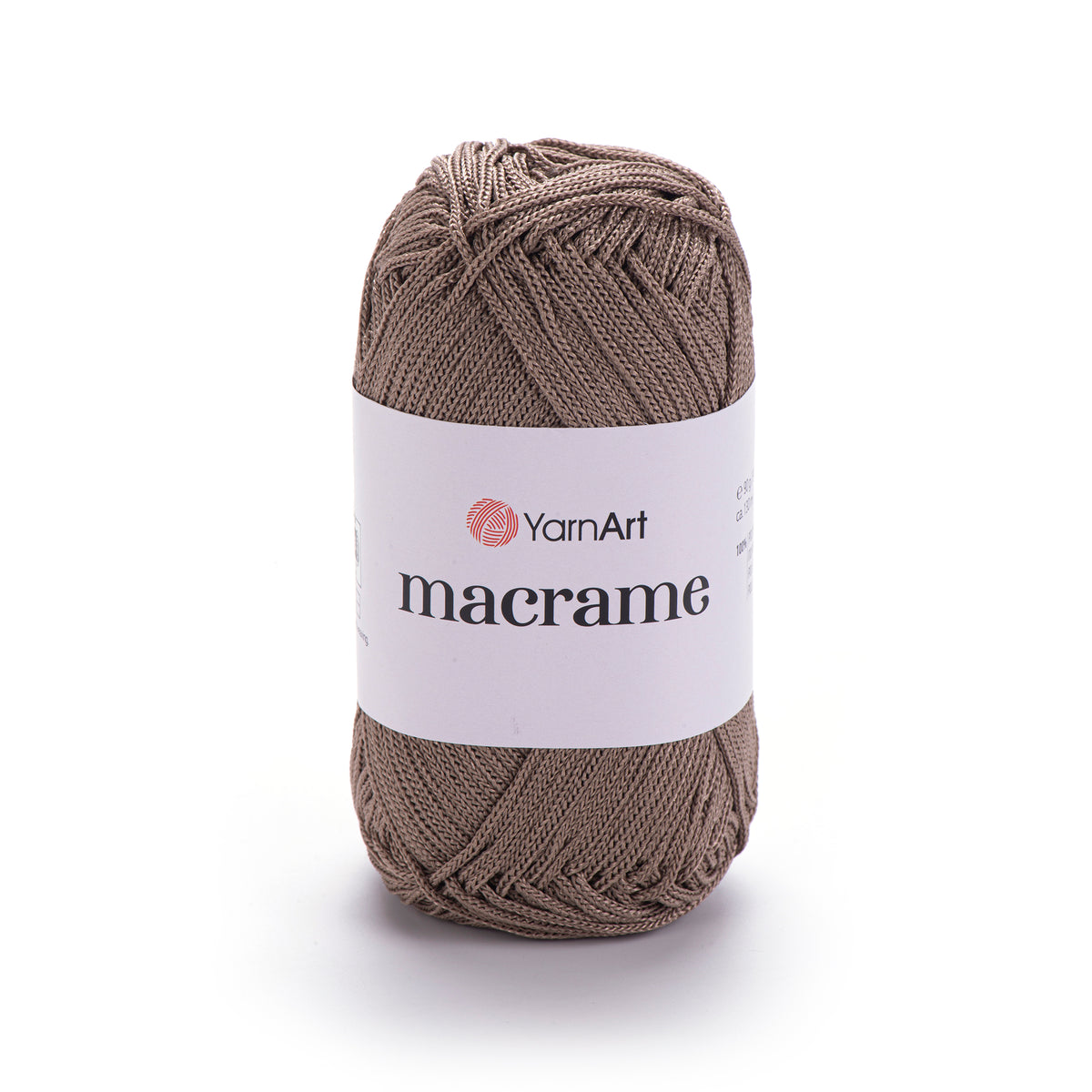 YarnArt Macrame 170 Ruda – poliesterio makramė virvė