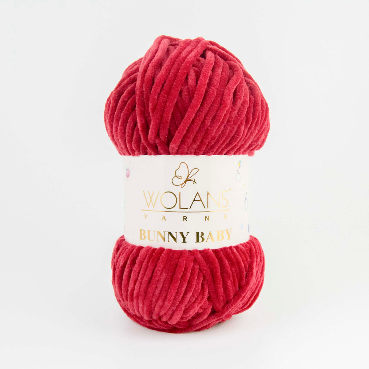Wolans Bunny Baby 100-20 Ķiršu – šenila dzija