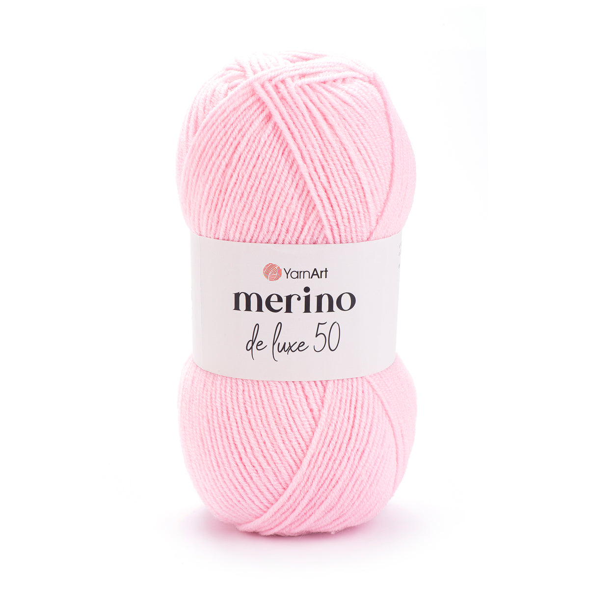 YarnArt Merino DeLuxe 50 217 Puderrosa – ull- och akrylgarn
