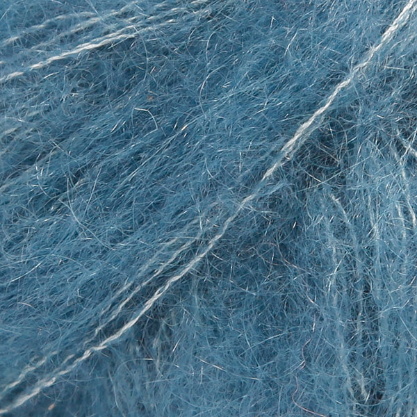 DROPS Kid-Silk 27 Jeansblå – mohair- och silkesgarn