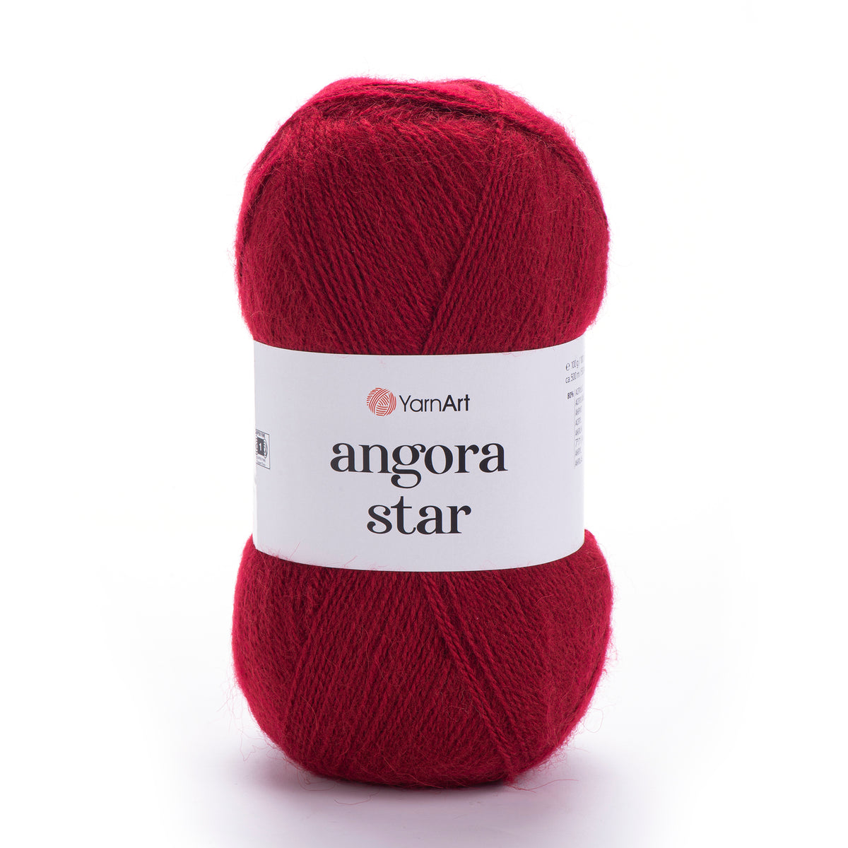 YarnArt Angora Star 3024 Бордовый – пушистая пряжа из акрила с шерстью