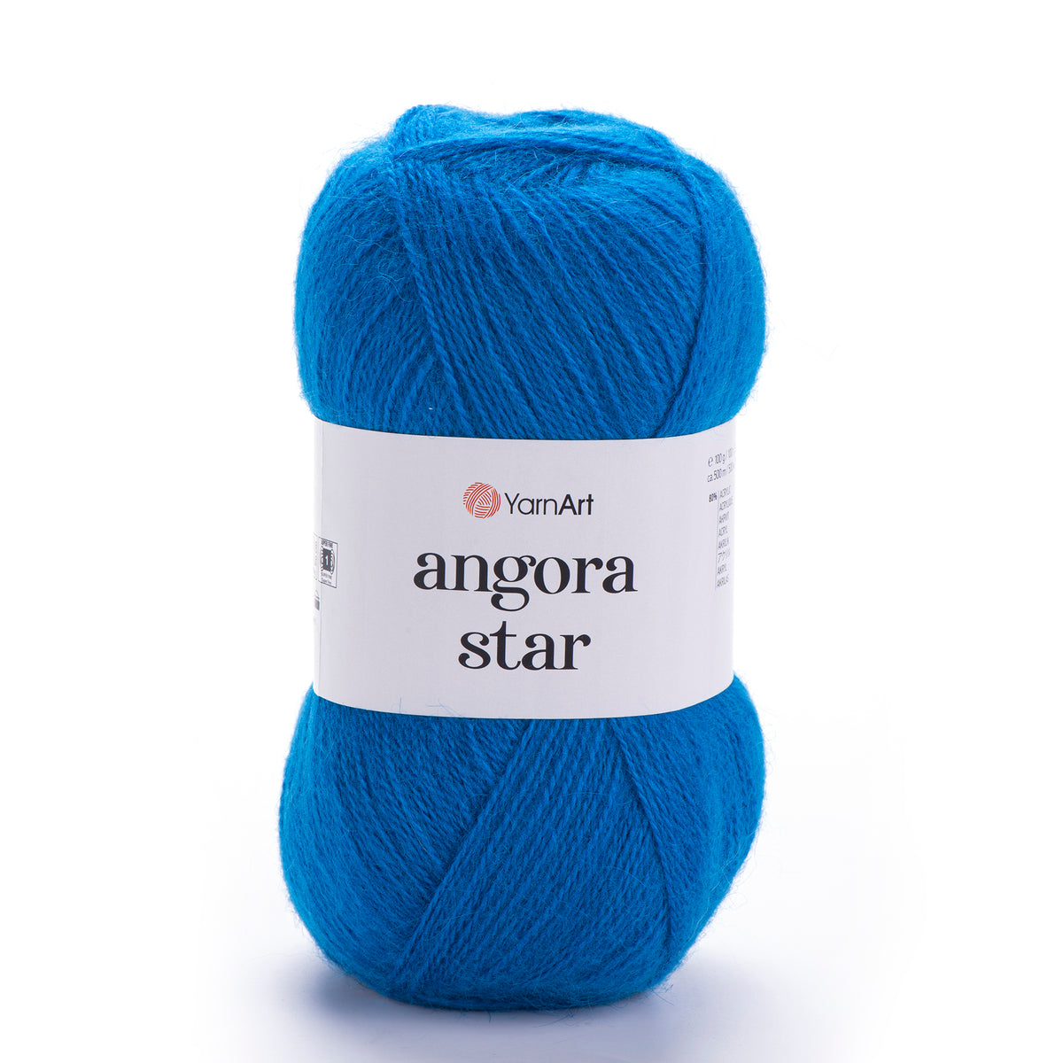 YarnArt Angora Star 3040 Кобальтовый – пушистая пряжа из акрила с шерстью