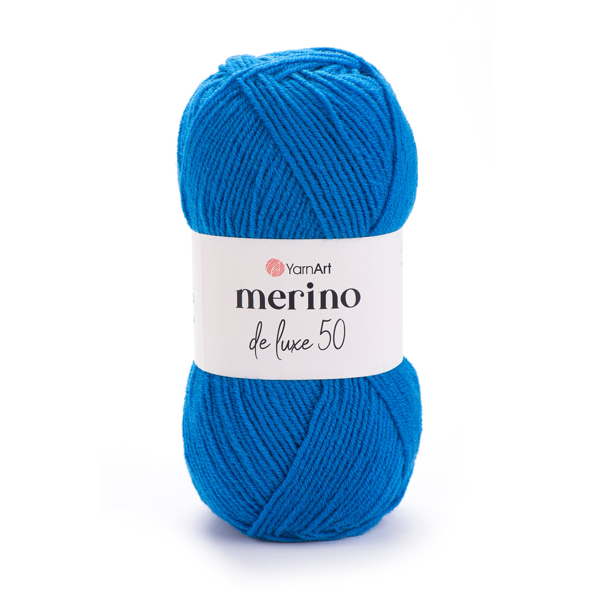 YarnArt Merino DeLuxe 50 3040 Koboltblå – ull- och akrylgarn
