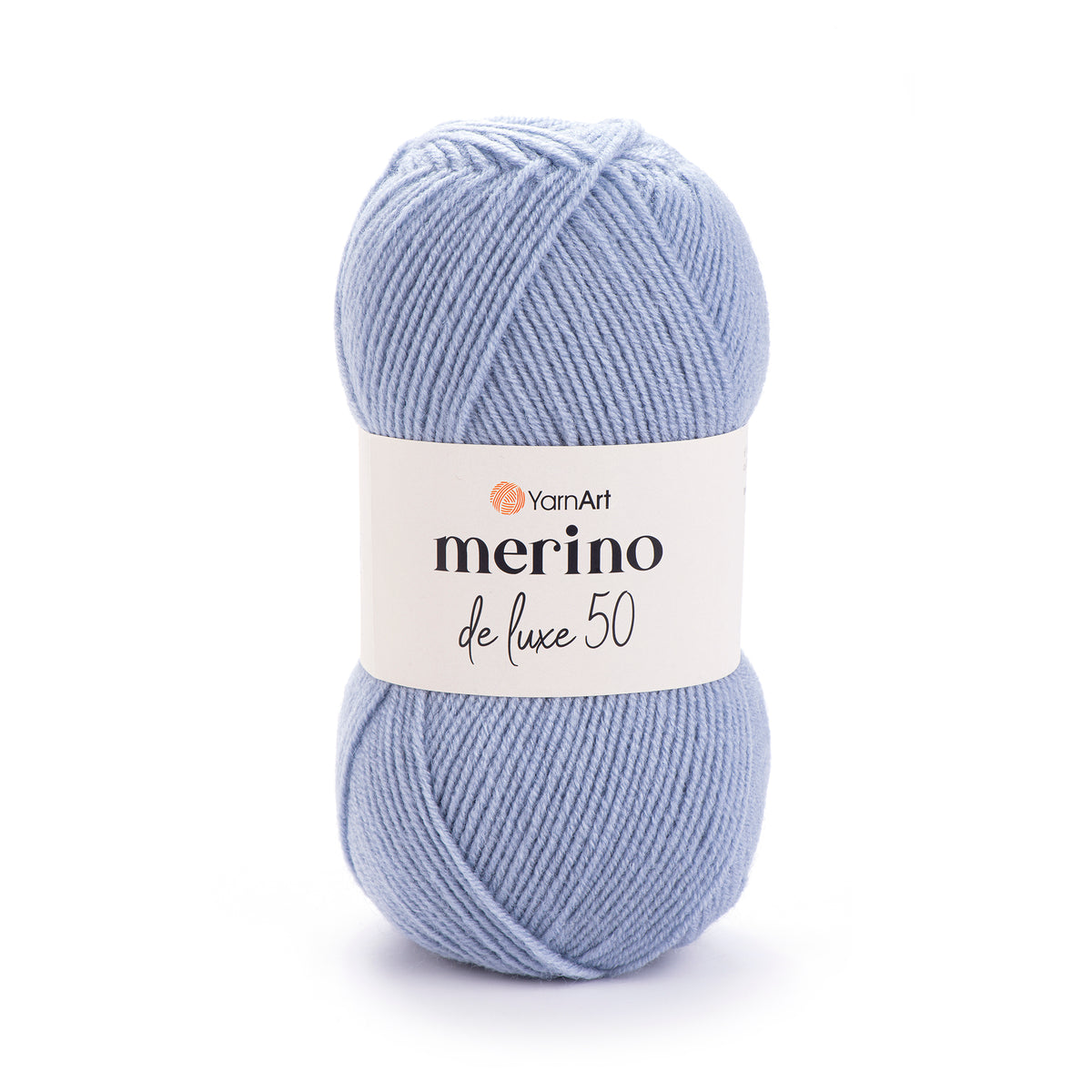 YarnArt Merino DeLuxe 50 3072 Lavendelblå – ull- och akrylgarn