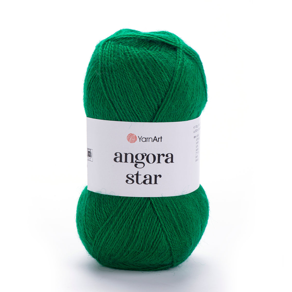 YarnArt Angora Star 338 Бутылочный – пушистая пряжа из акрила с шерстью