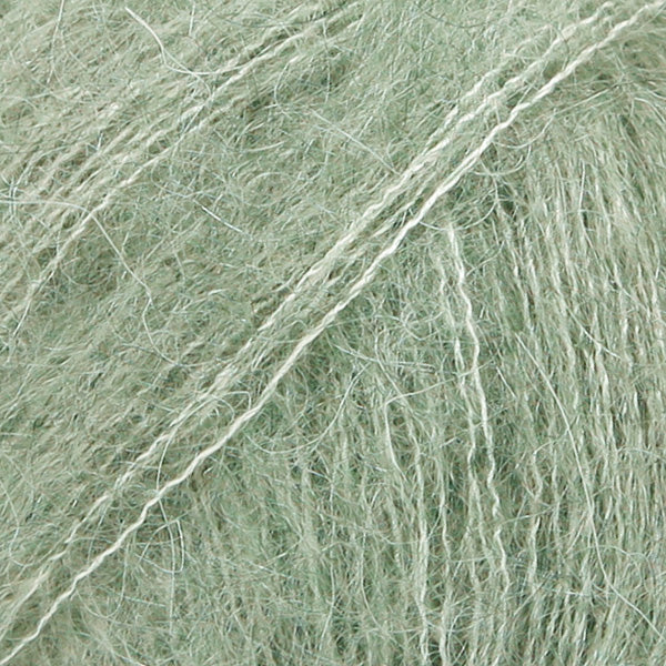 DROPS Kid-Silk 34 Salviagrön – mohair- och silkesgarn