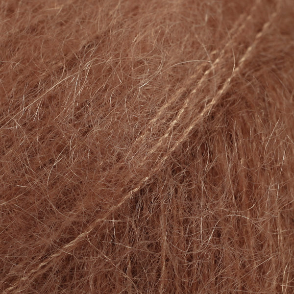 DROPS Kid-Silk 35 Choklad – mohair- och silkesgarn