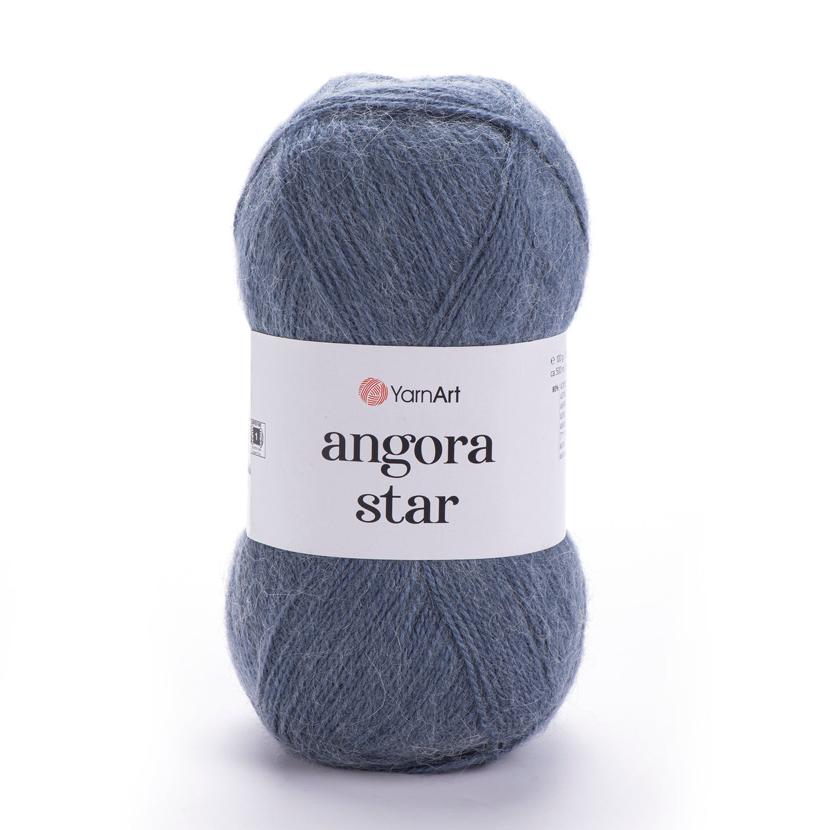 YarnArt Angora Star 3864 Сланцевый – пушистая пряжа из акрила с шерстью