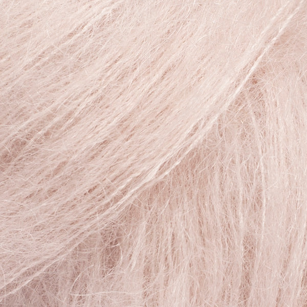 DROPS Kid-Silk 40 Rosa pärla – mohair- och silkesgarn