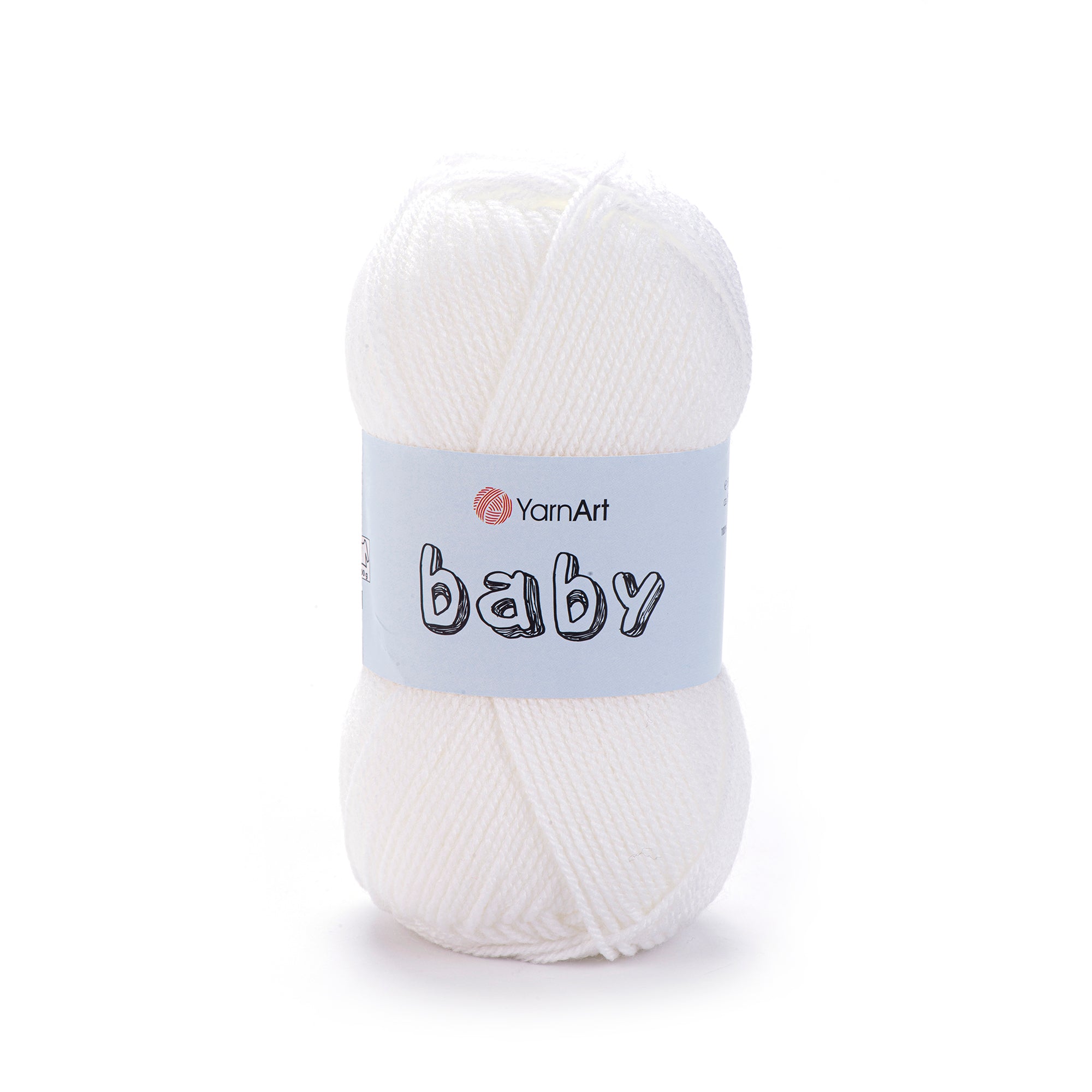 YarnArt Baby 501 Белый – детская акриловая пряжа