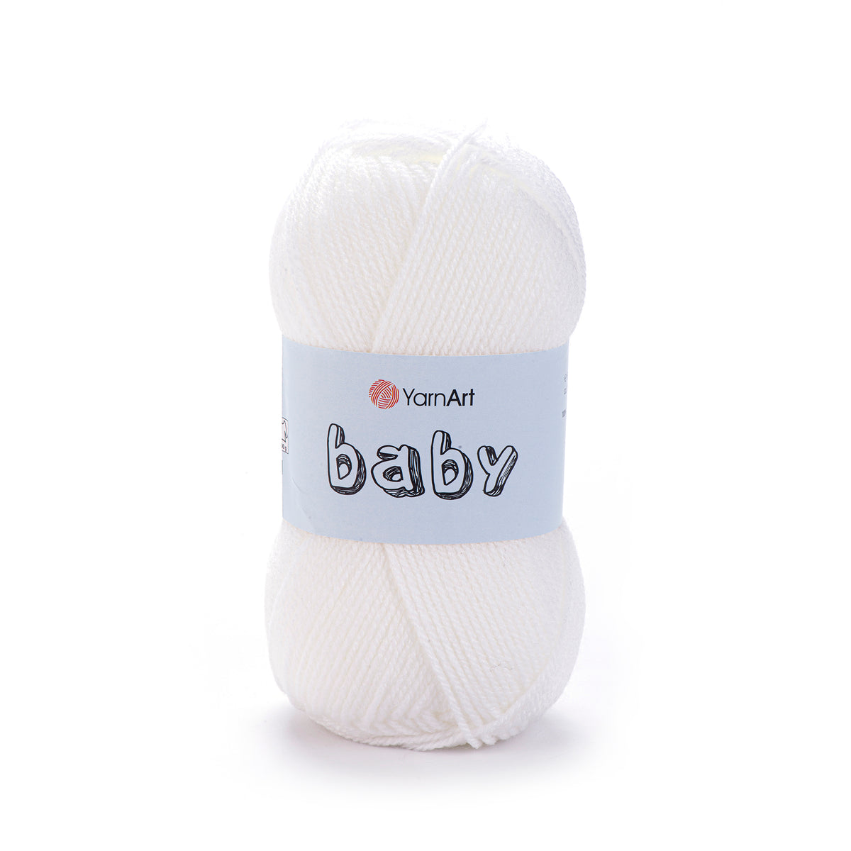 YarnArt Baby 501 Белый – детская акриловая пряжа