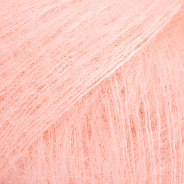 DROPS Kid-Silk 53 Ljus persika – mohair- och silkesgarn