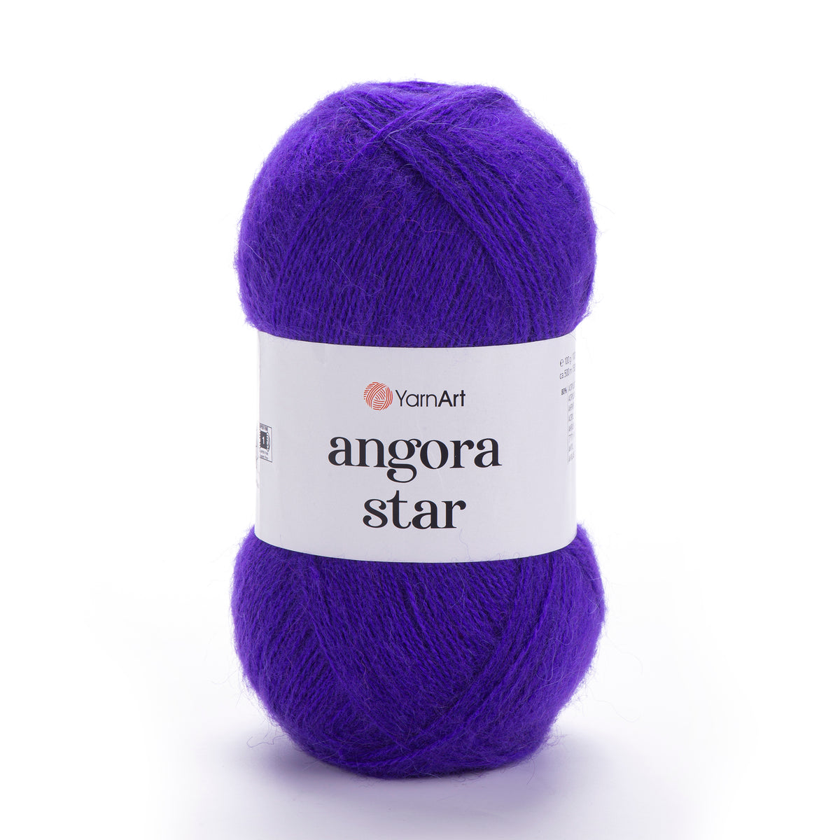 YarnArt Angora Star 556 Фиолетовый – пушистая пряжа из акрила с шерстью