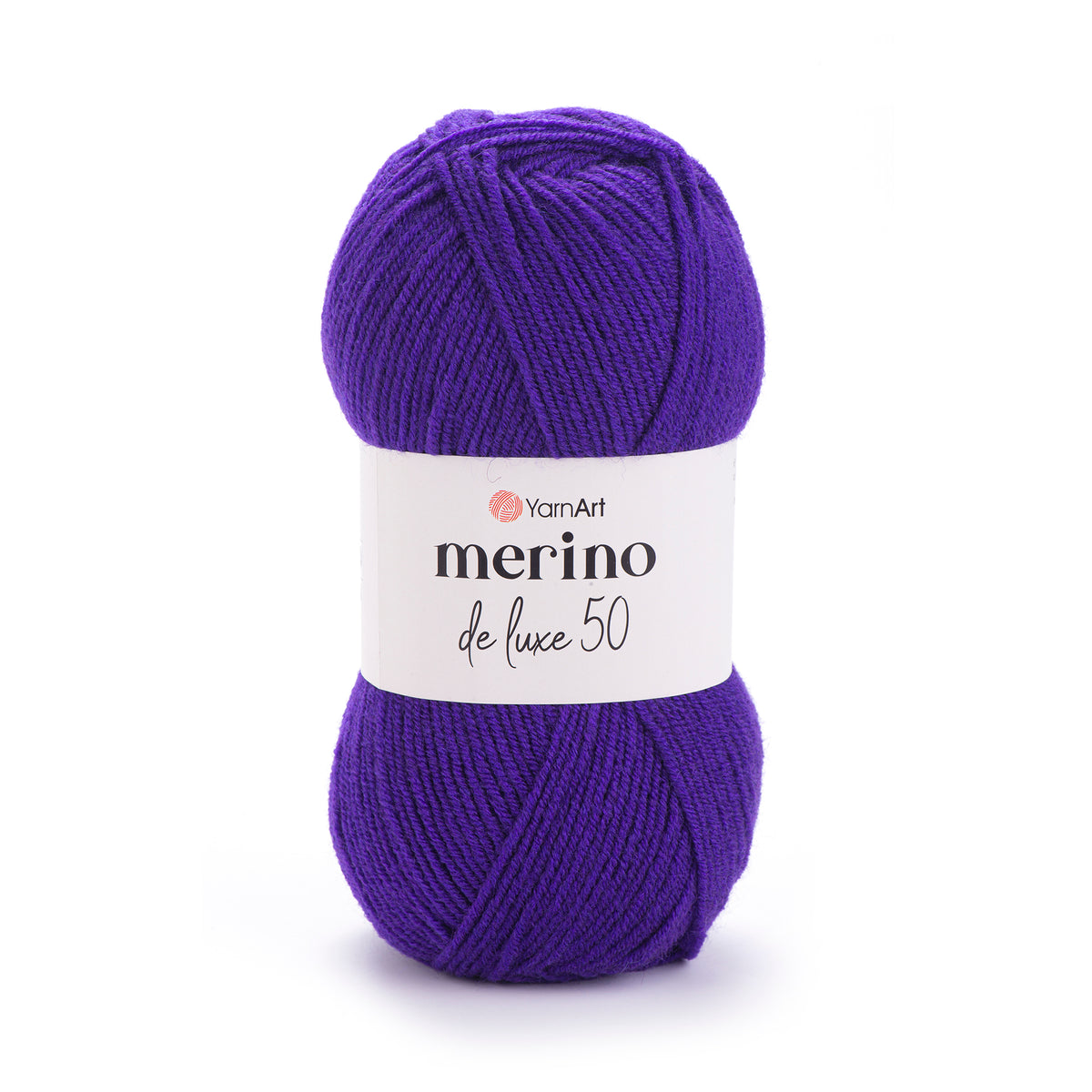 YarnArt Merino DeLuxe 50 556 Purpur – ull- och akrylgarn