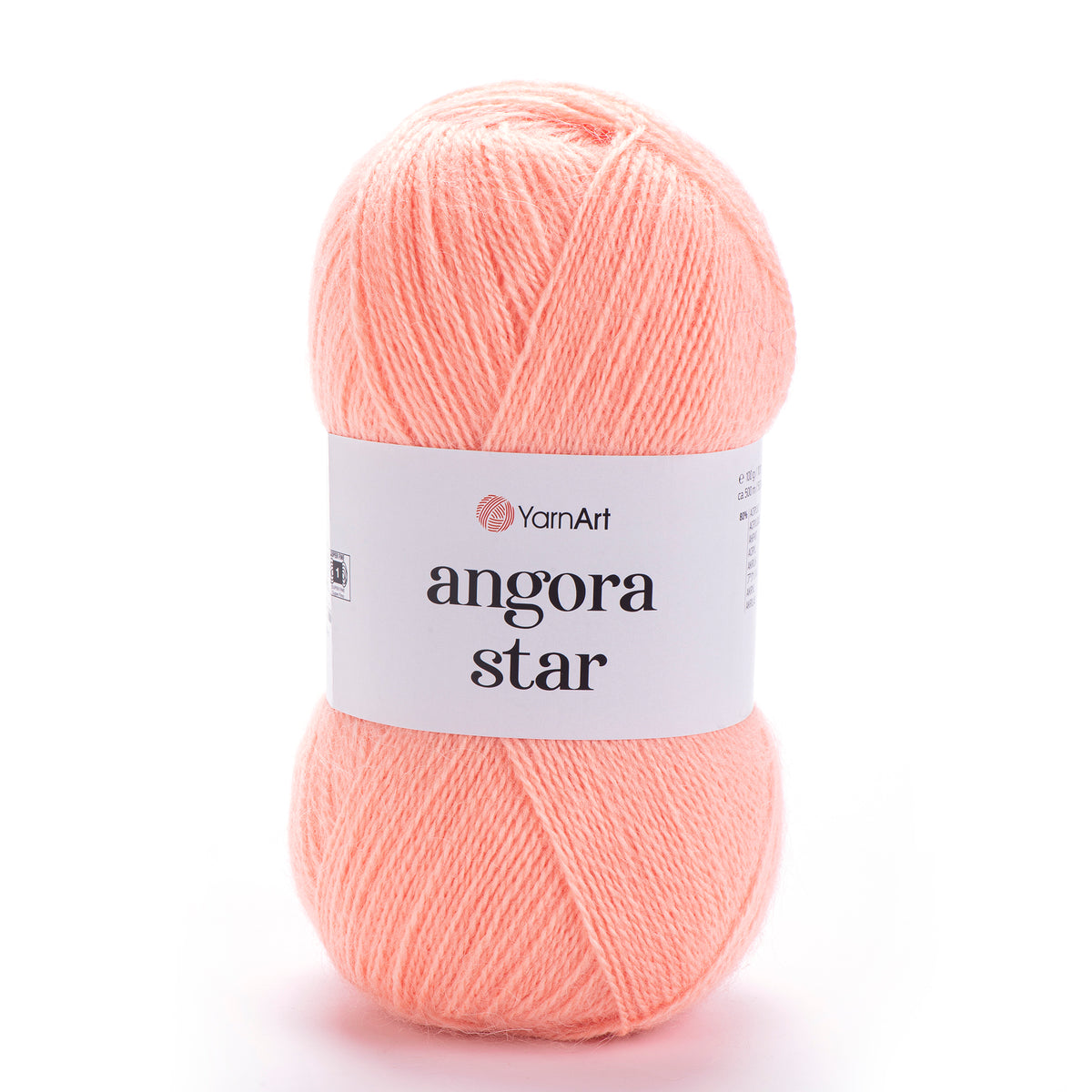 YarnArt Angora Star 565 Пыльно-розовый – пушистая пряжа из акрила с шерстью