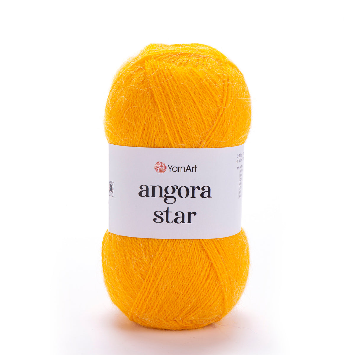 YarnArt Angora Star 586 Охра – пушистая пряжа из акрила с шерстью
