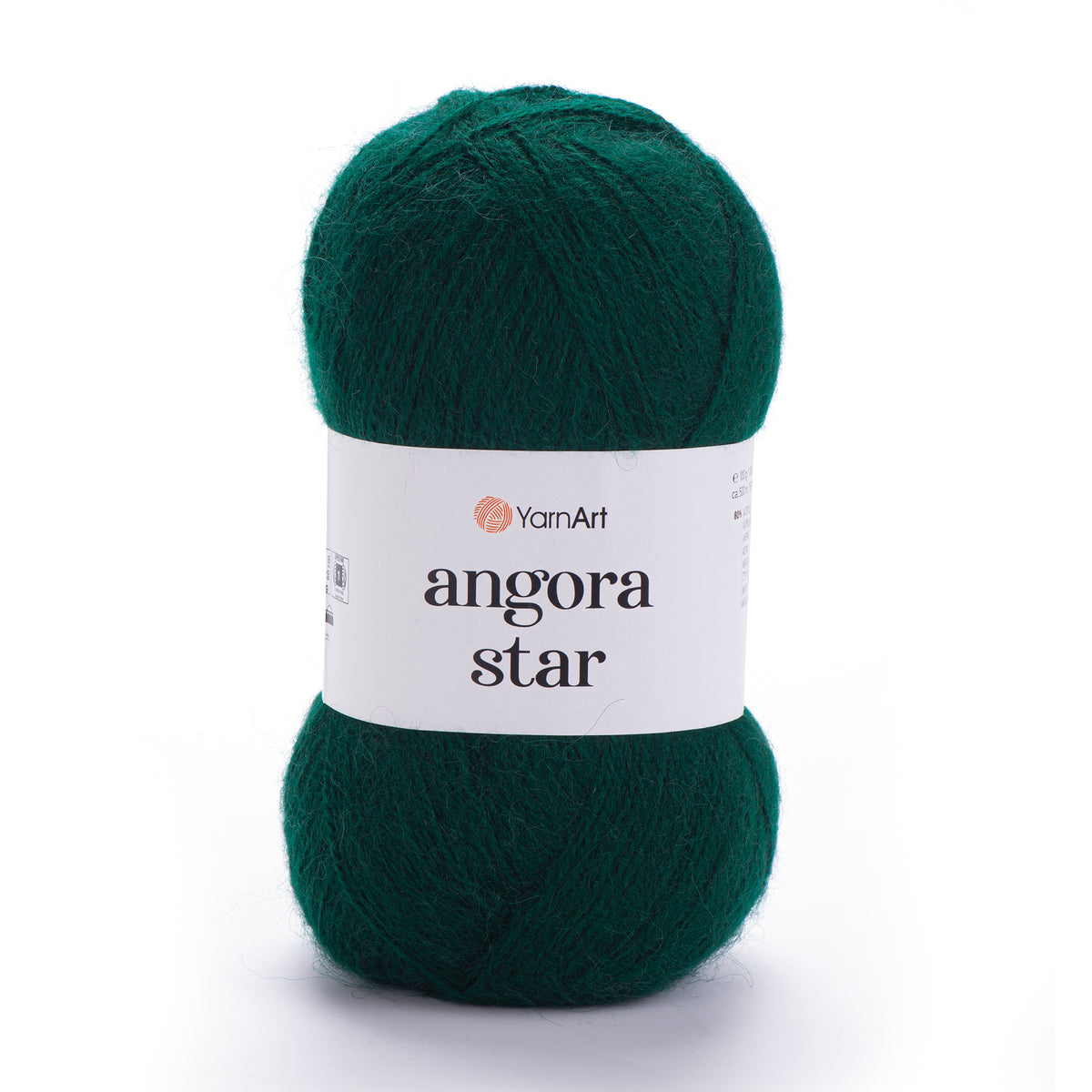 YarnArt Angora Star 590 Тёмно-зелёный – пушистая пряжа из акрила с шерстью