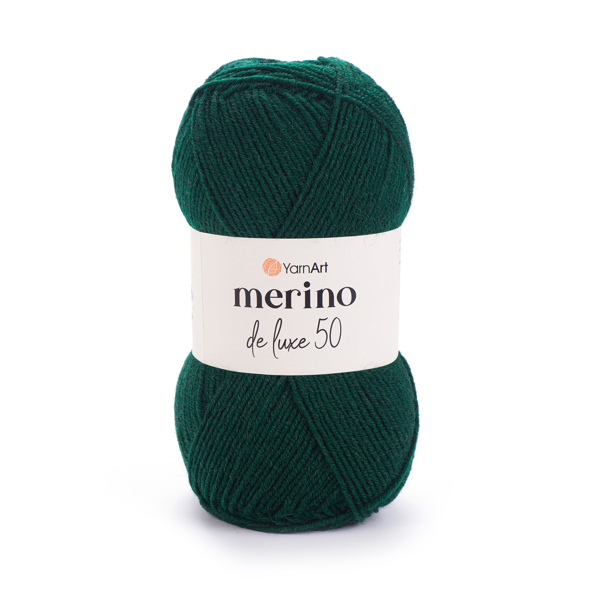YarnArt Merino DeLuxe 50 590 Mörk blågrön – ull- och akrylgarn