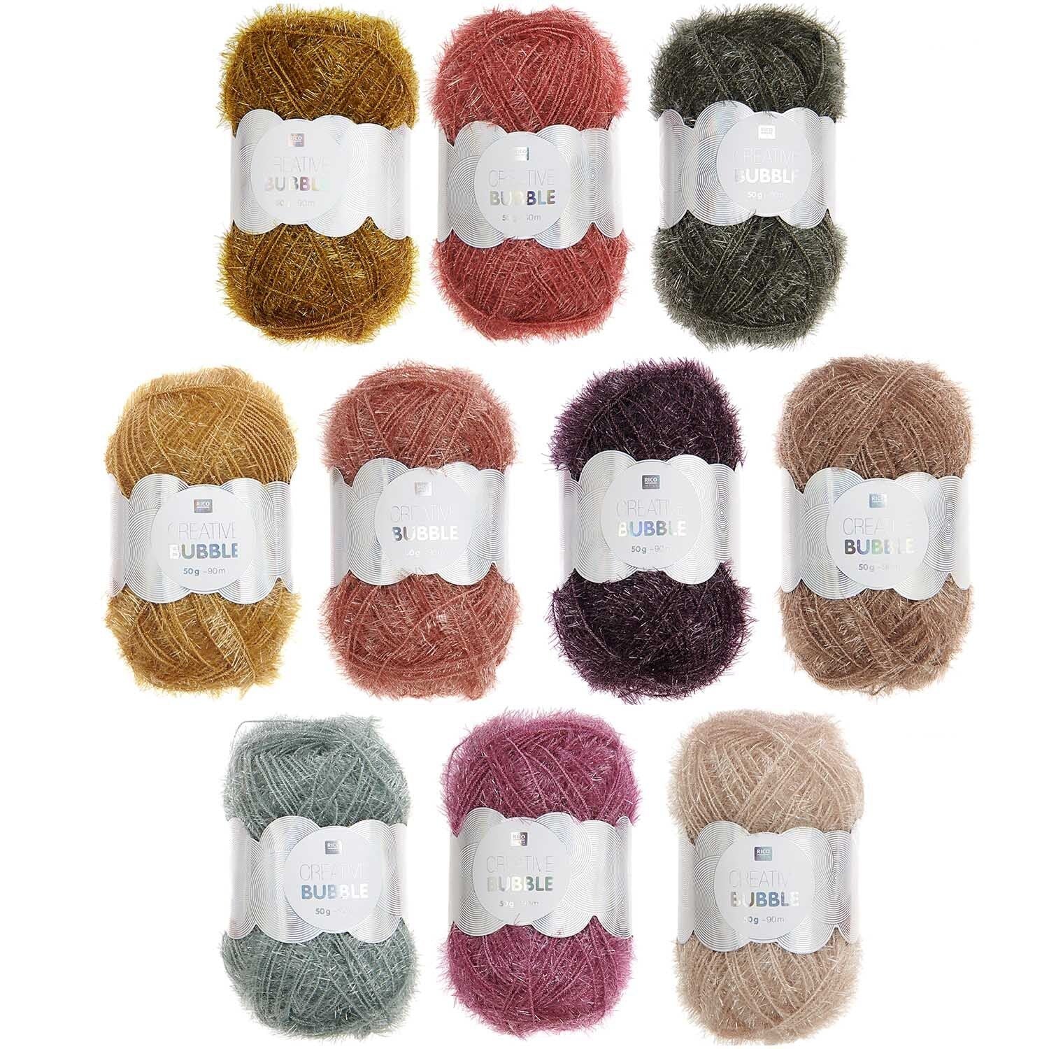 Rico Creative Bubble Kit — Earthy Colours (10 × 50g)