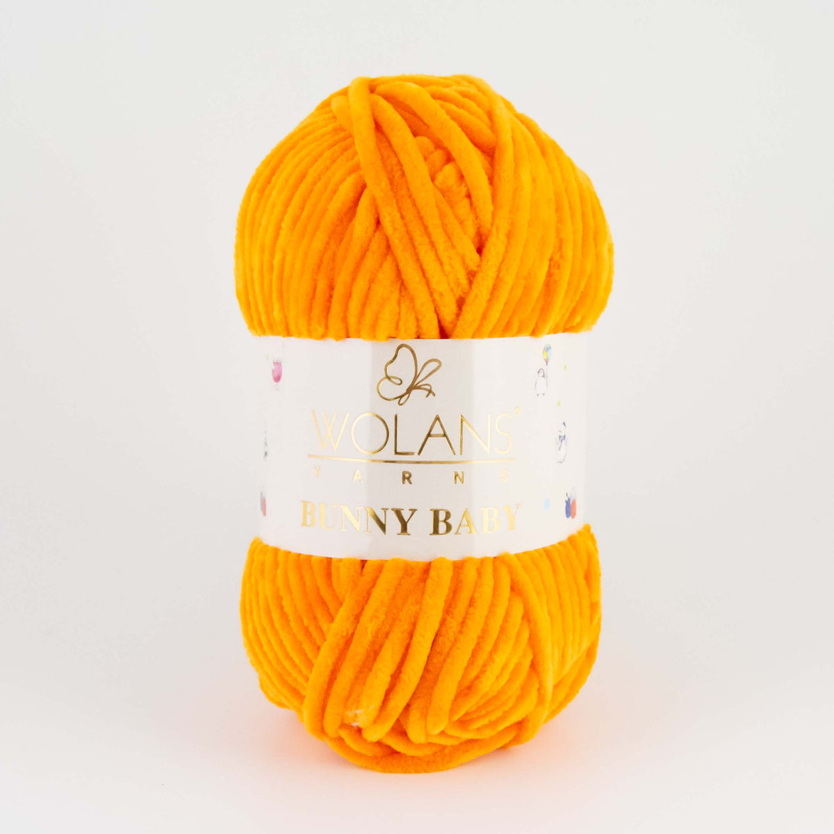 Wolans Bunny Baby 100-67 Oranža – šenila dzija
