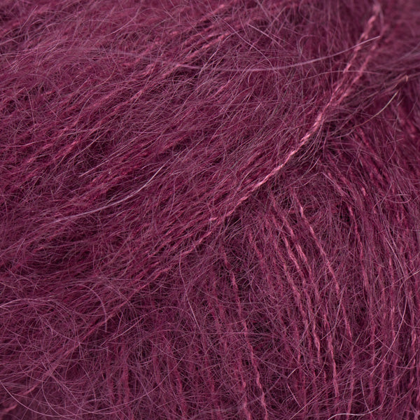 DROPS Kid-Silk 69 Rubinvin – mohair- och silkesgarn