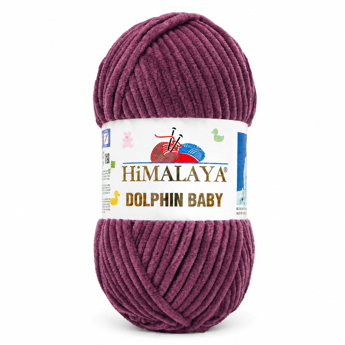 Himalaya Dolphin Baby 80393 Plum – plush chenille yarn