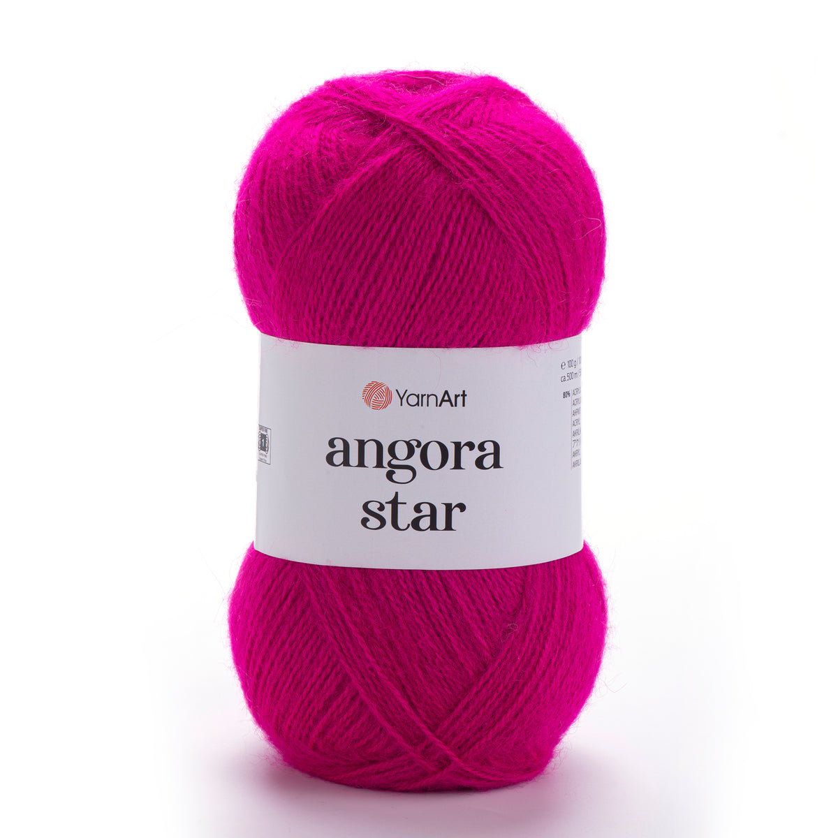 YarnArt Angora Star 8041 Маджента – пушистая пряжа из акрила с шерстью