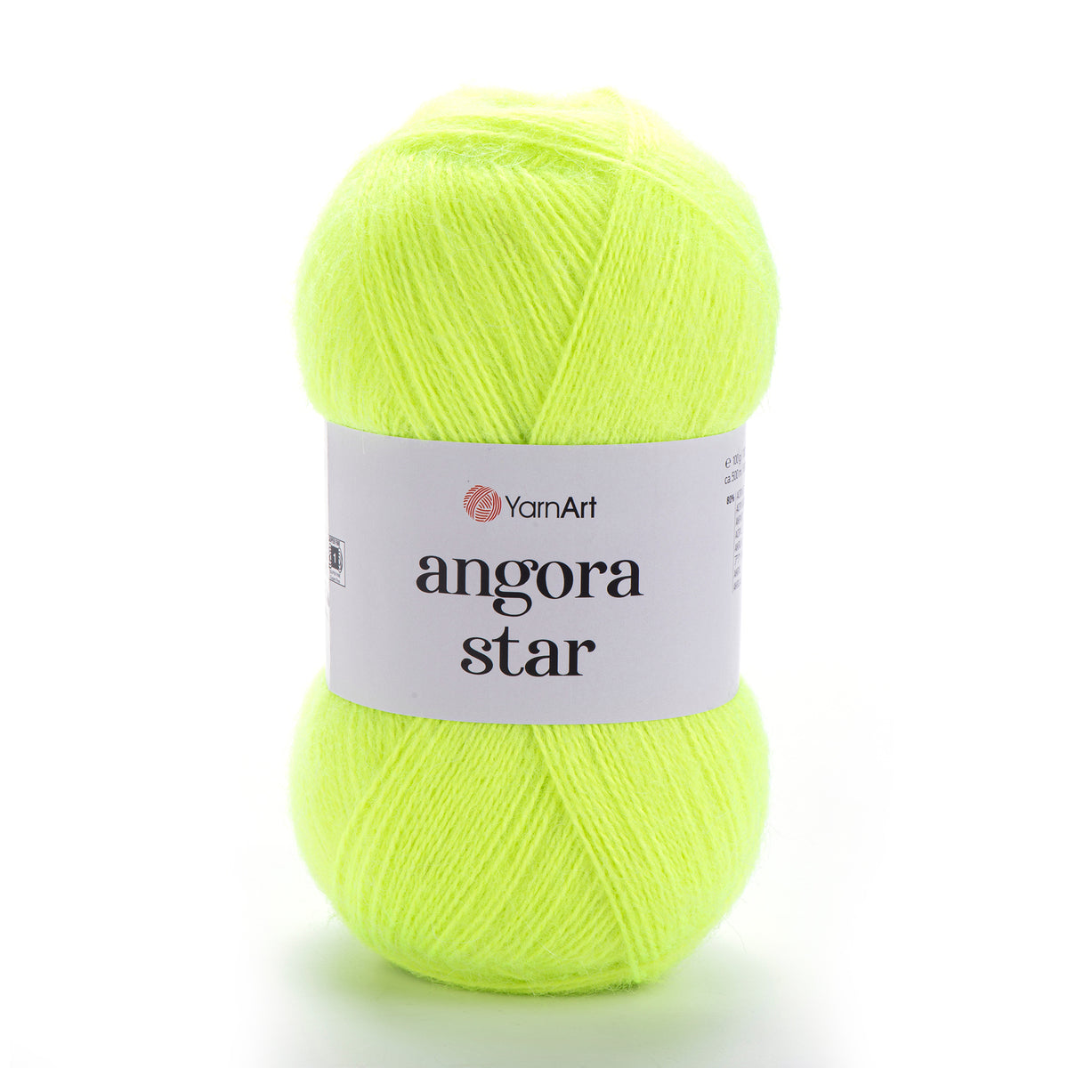 YarnArt Angora Star 8232 Лаймовый – пушистая пряжа из акрила с шерстью
