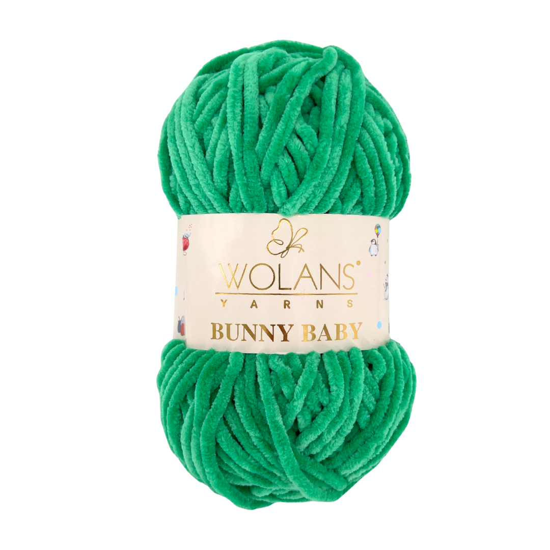 Wolans Bunny Baby 100-86 Smaragda – šenila dzija