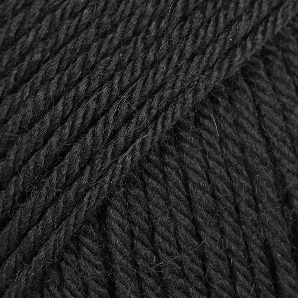 DROPS Lima 8903 Black – wool alpaca yarn