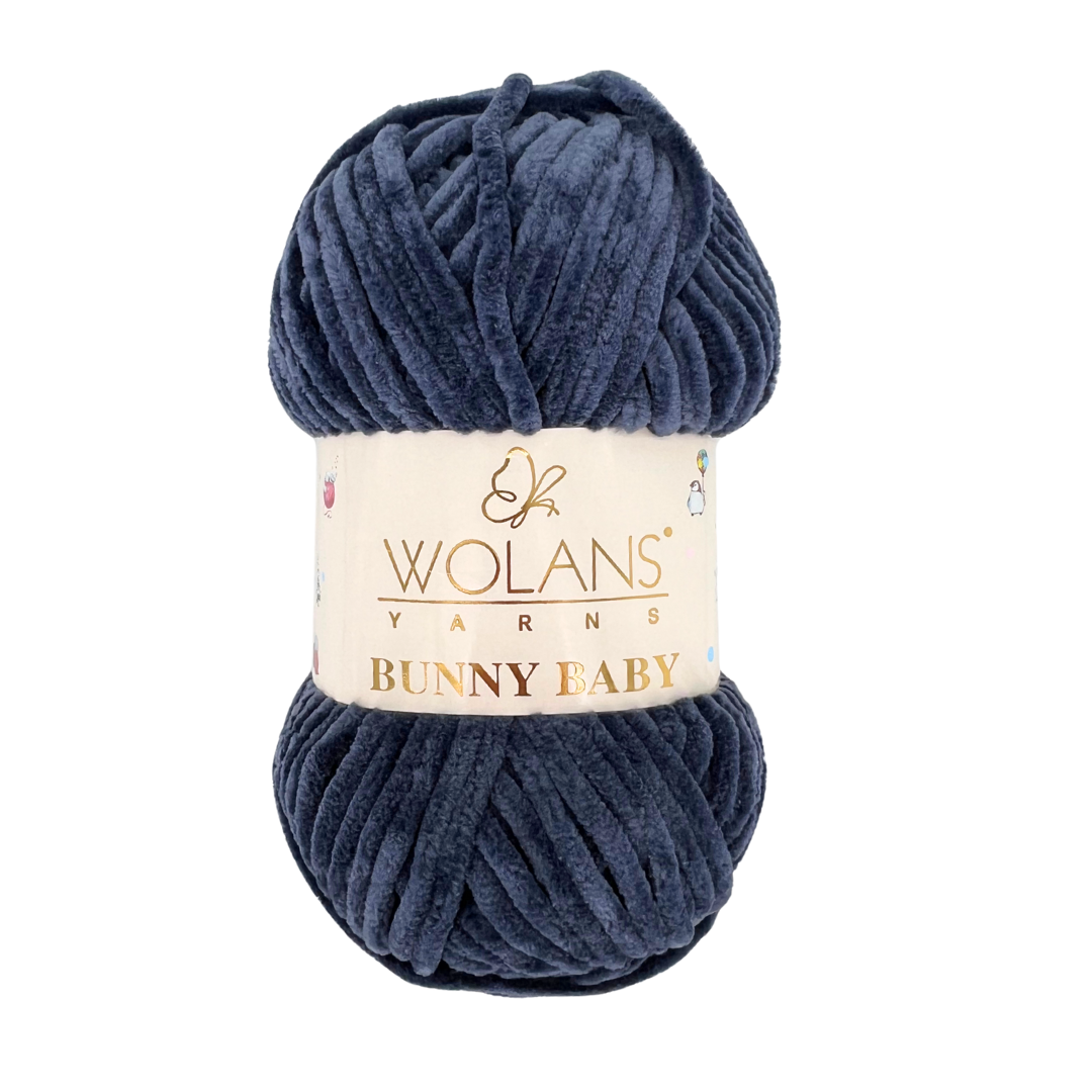 Wolans Bunny Baby 100-92 Tumši zila – šenila dzija