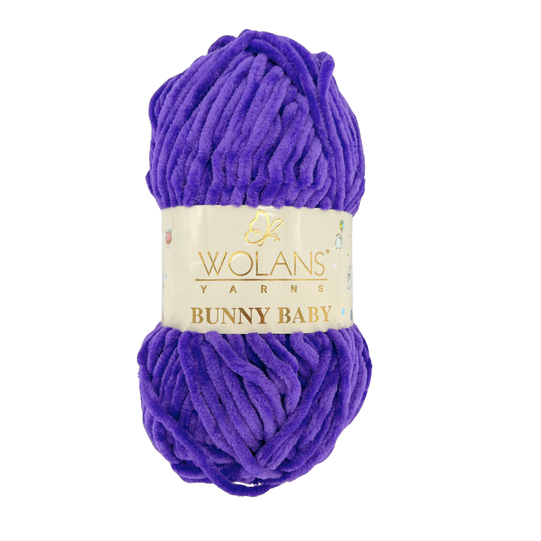 Wolans Bunny Baby 100-95 Violeta – šenila dzija
