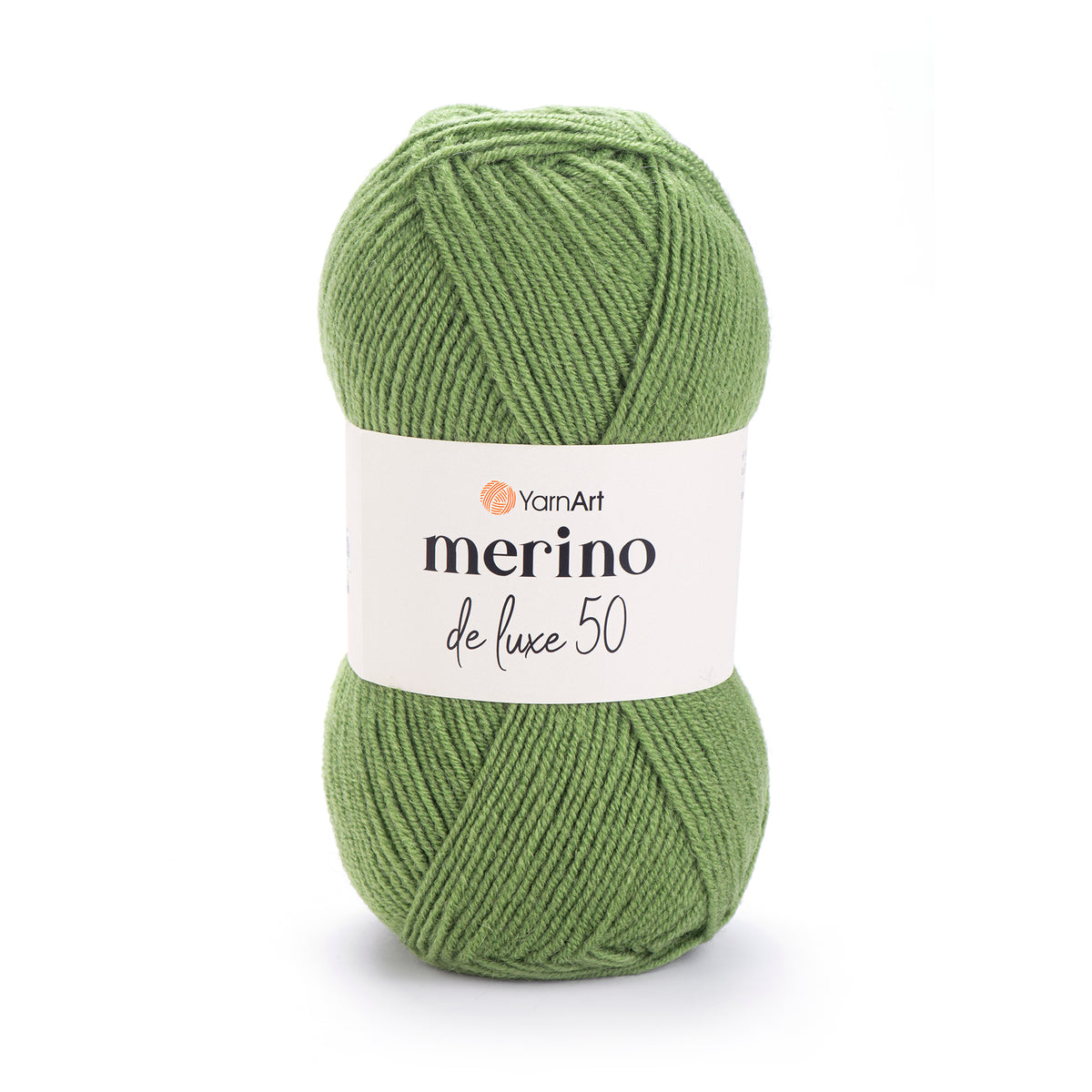 YarnArt Merino DeLuxe 50 98 Grön – ull- och akrylgarn