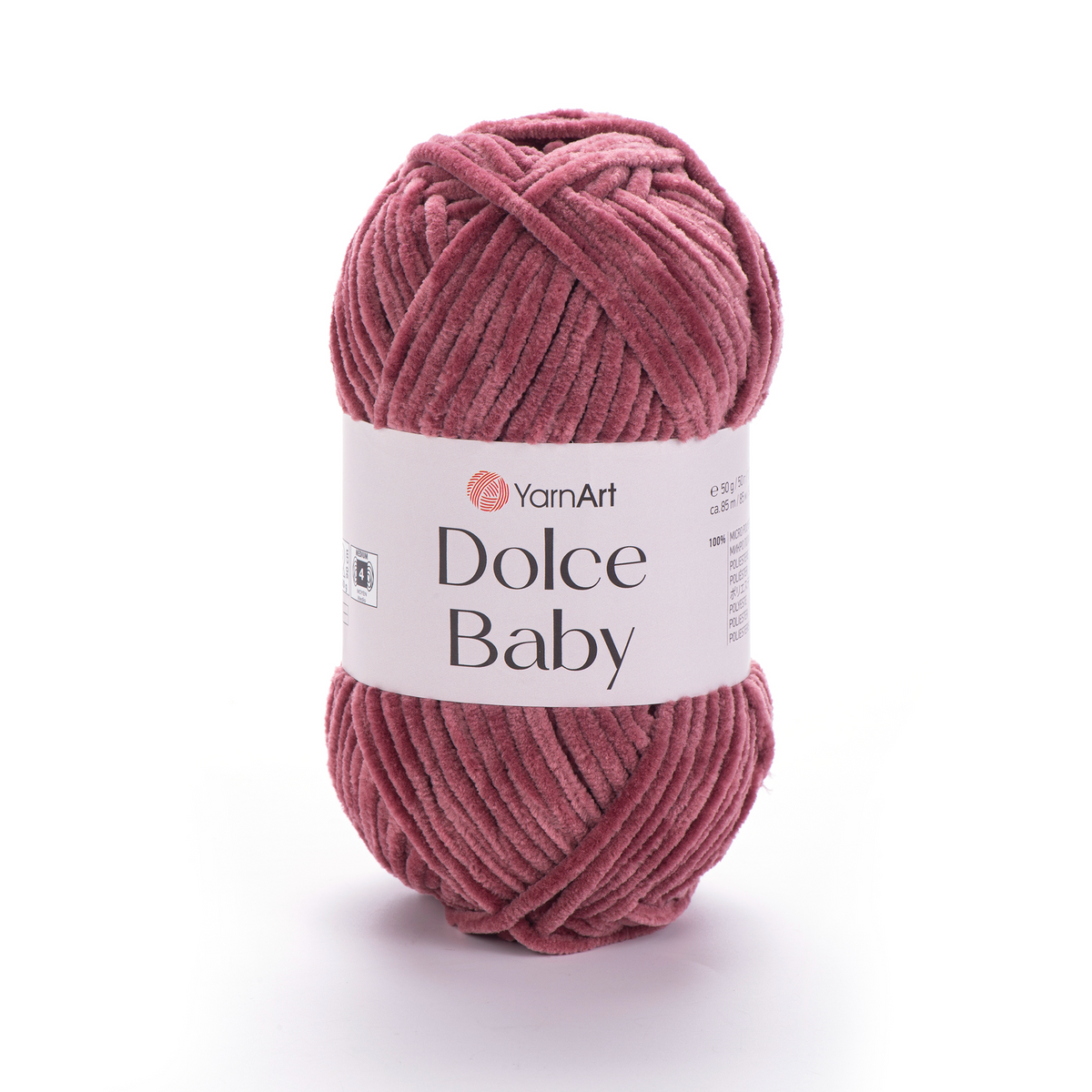 YarnArt Dolce Baby 751 Сливовый – тонкая шенилл-пряжа