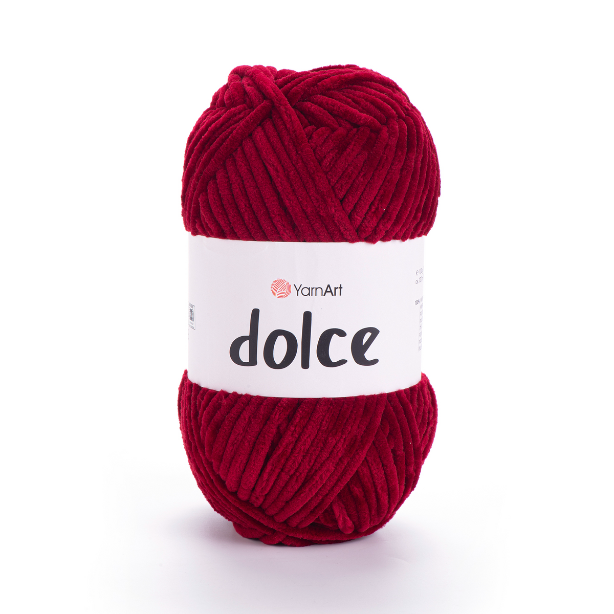 YarnArt Dolce 752 Burgundy – plush chenille yarn