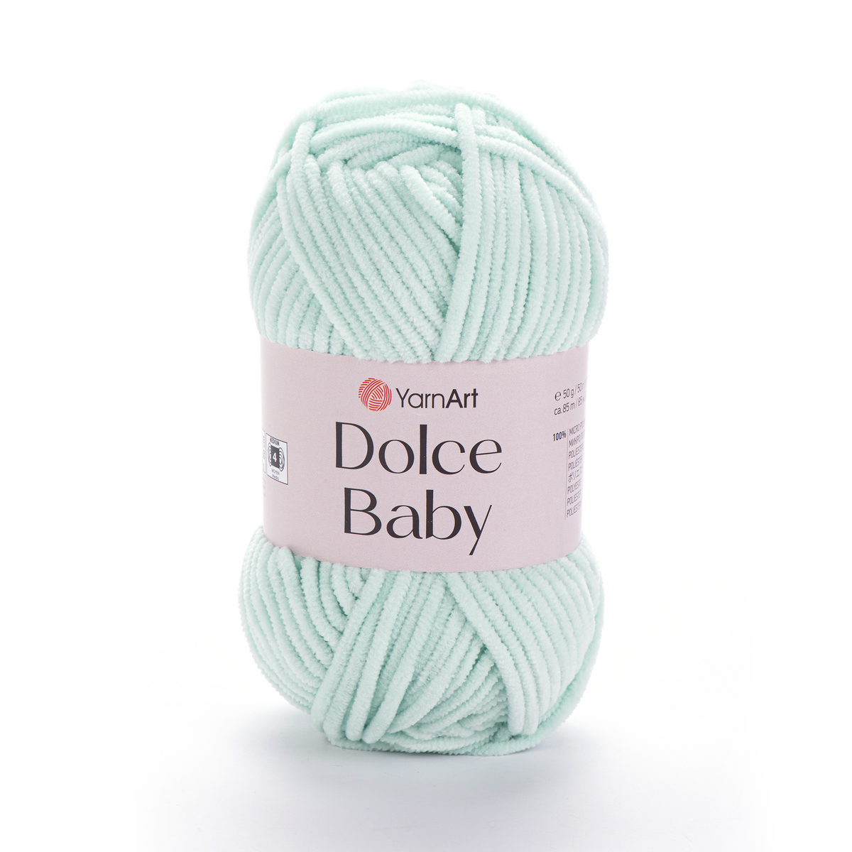 YarnArt Dolce Baby 753 Аква – тонкая шенилл-пряжа