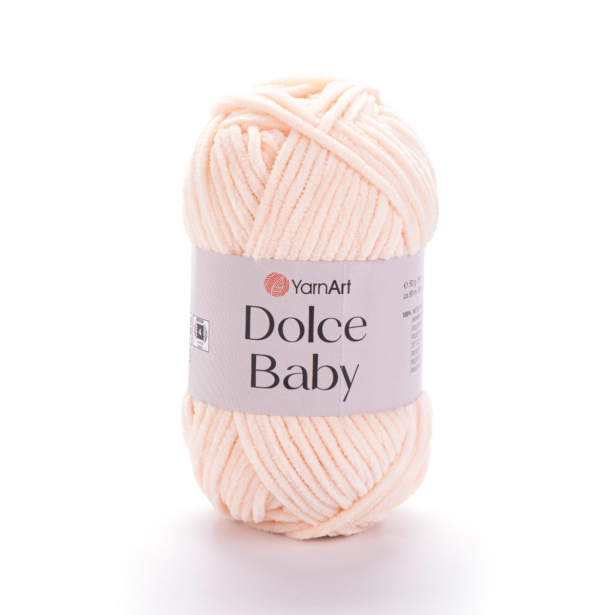 YarnArt Dolce Baby 779 Бледно-розовый – тонкая шенилл-пряжа