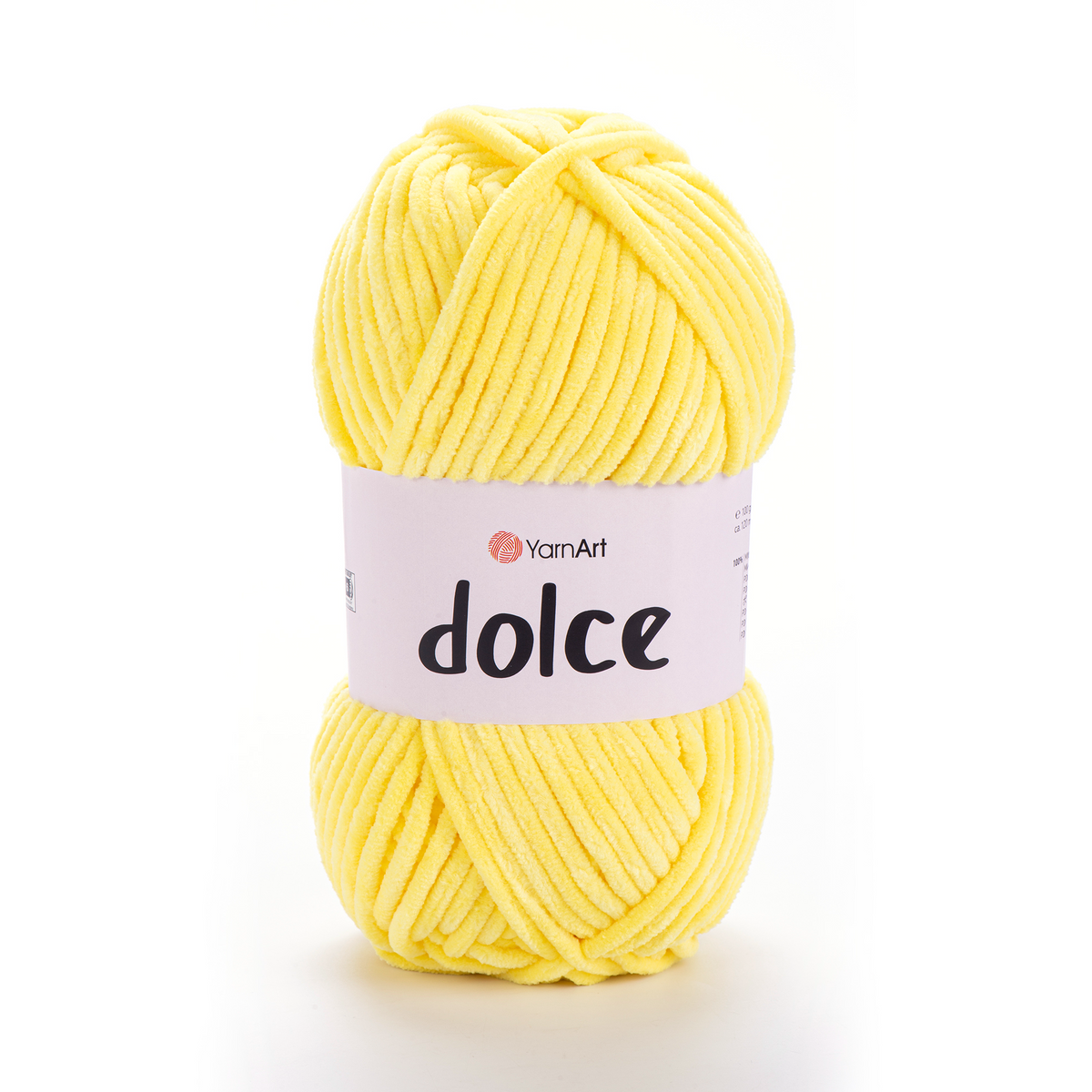 YarnArt Dolce 851 Butter – plush chenille yarn