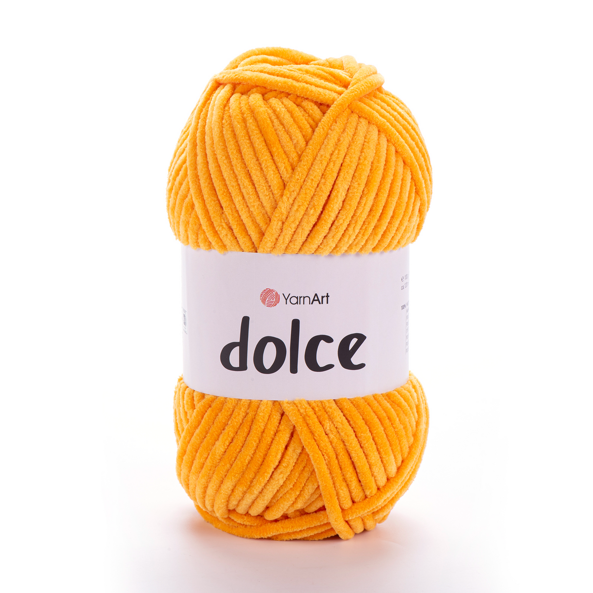 YarnArt Dolce 853 Ochre – plush chenille yarn