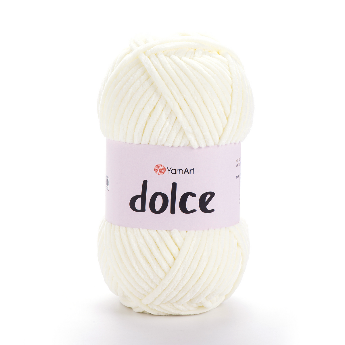 YarnArt Dolce 856 Ivory – plush chenille yarn