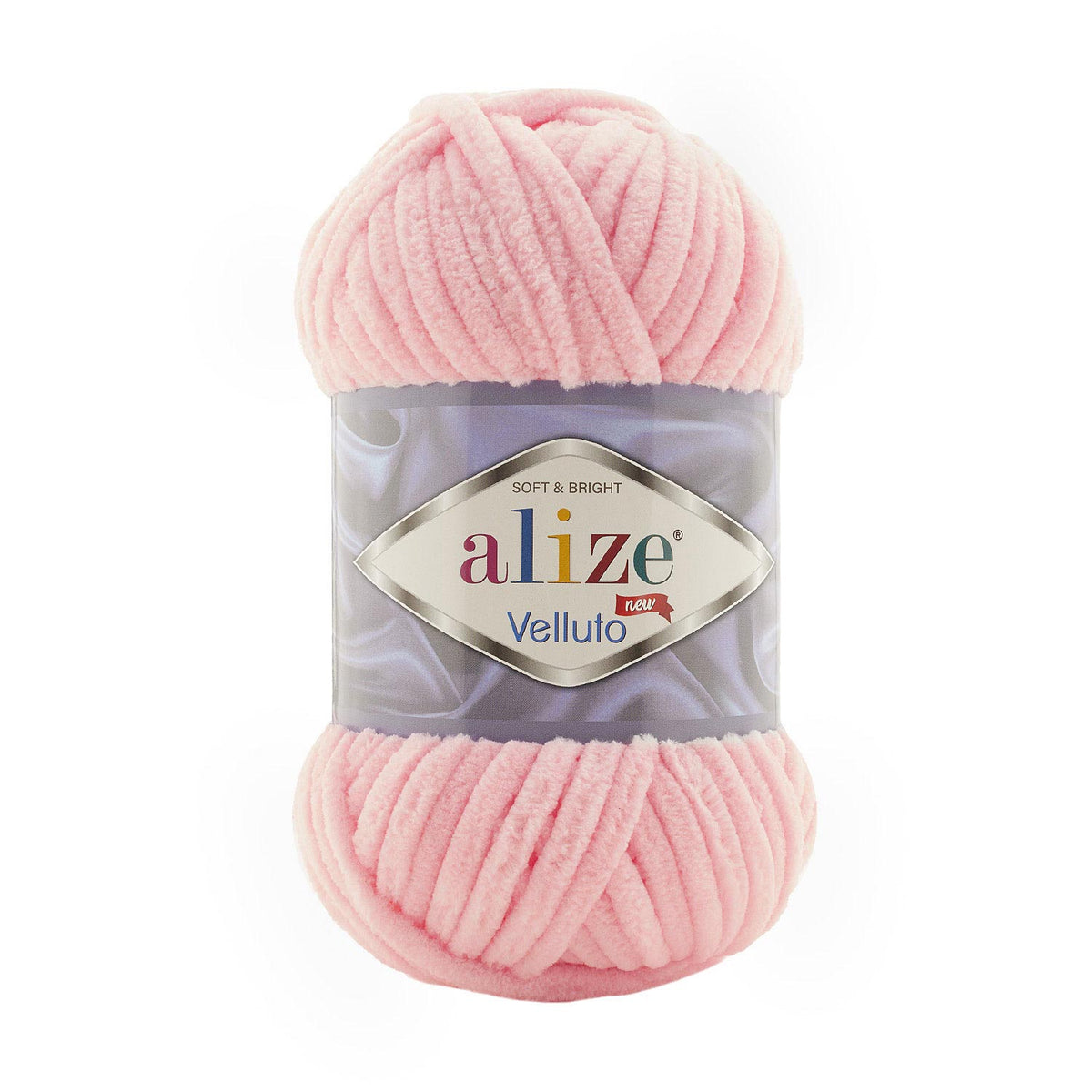 Alize Velluto 161 Rosa cipria – ciniglia spessa