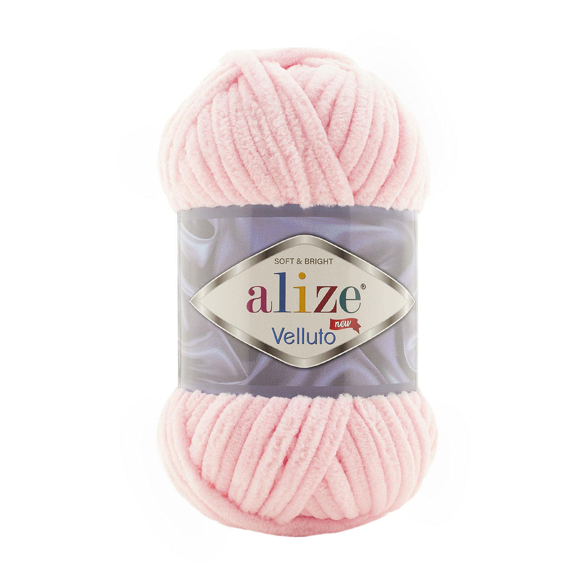 Alize Velluto 639 Rosa pallido – ciniglia spessa
